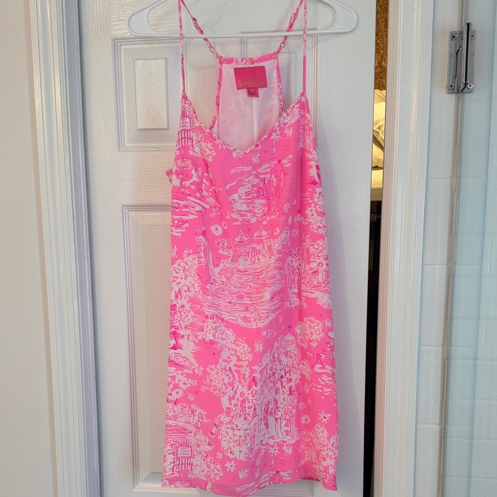Lilly Pulitzer Pink and White Dress